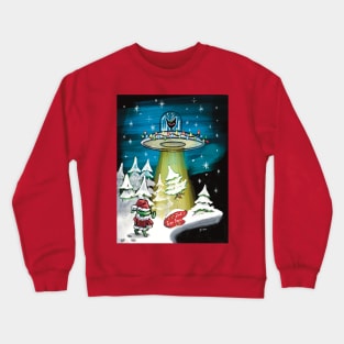 Zap Cat: Purrrfect Christmas Tree Crewneck Sweatshirt